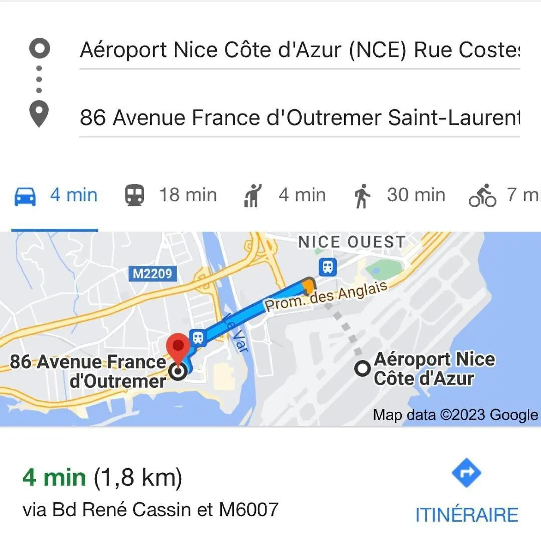 Apartamento STUDIO CLIMATISE Le Flot Bleu tres proche plage, aéroport, centre Cial Cap 3000, port Saint-Laurent-du-Var
